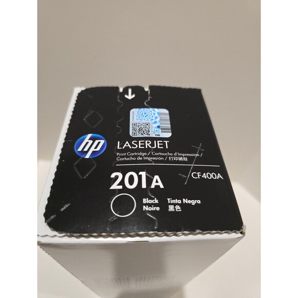 HP 201A CF400A Black LaserJet Toner Cartridge Genuine OEM New/Sealed - Picture 6 of 6